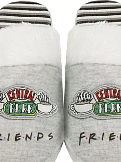 Grijs Friends - Vanilla Underground winterse pantoffelmuiltjes voor dames
