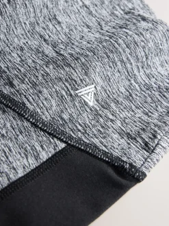 Grijs gemêleerd - Sport Dry Tech buikcorrigerende legging met hoge taille en volledige lengte
