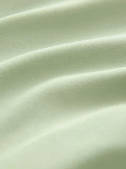 Grijs-groen - Lange jurk met cape
