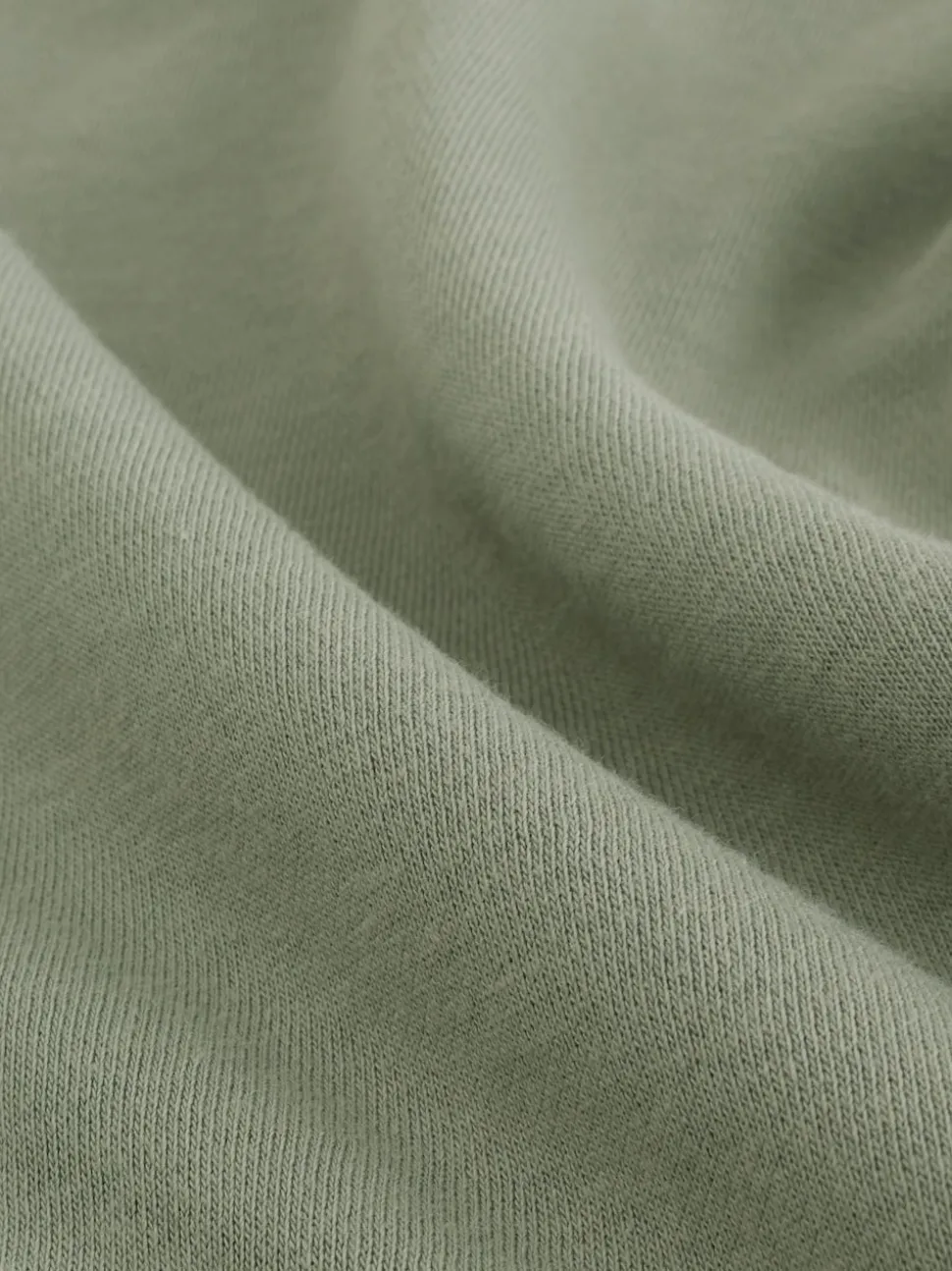 Grijs-groen - Self. joggingbroek met boorden