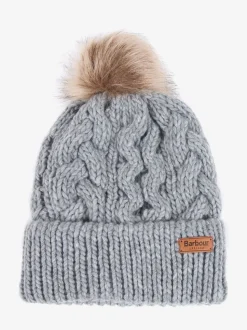 Grijze Penshaw - Barbour® Pom Benie Hat