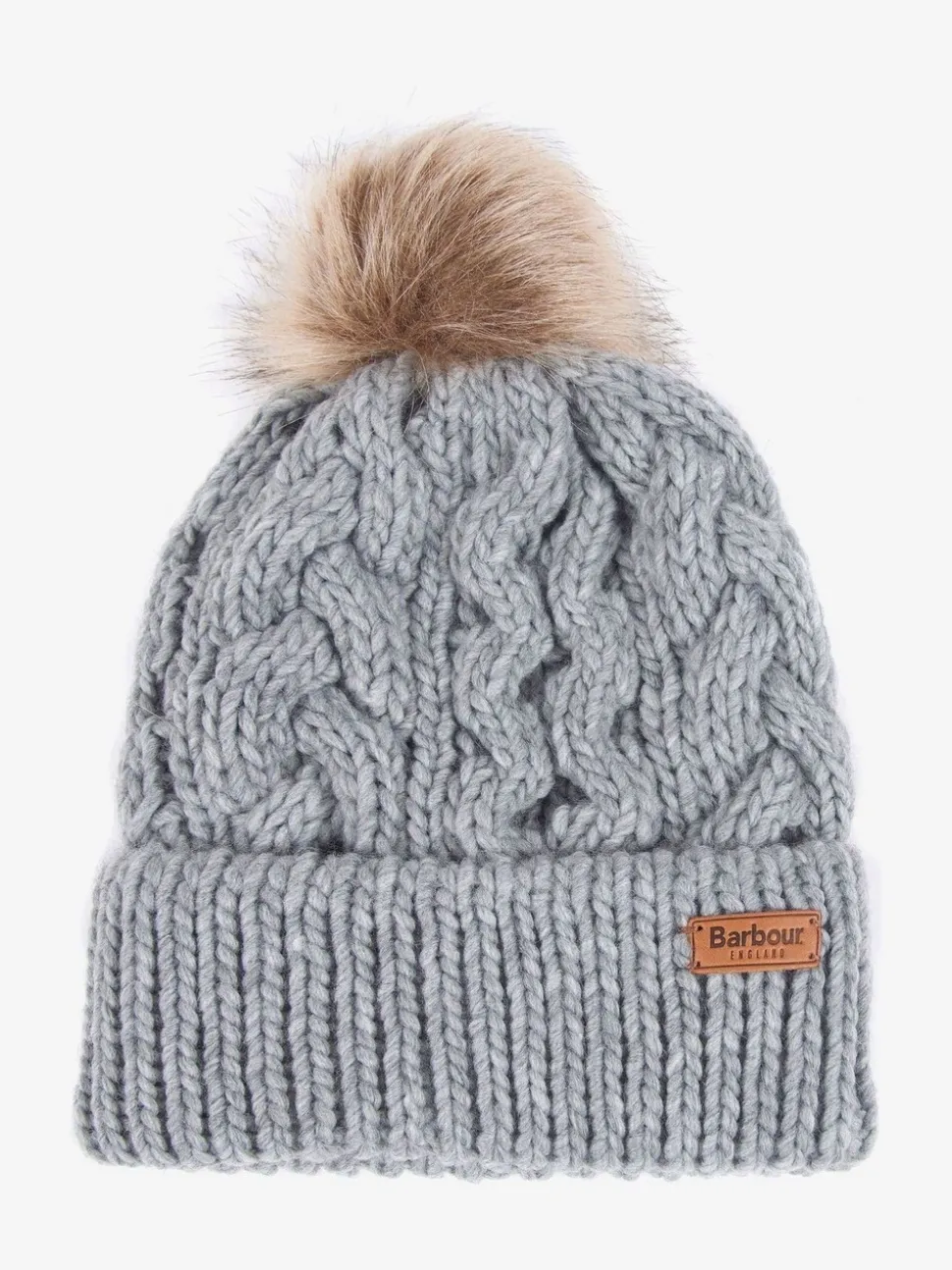 Grijze Penshaw - Barbour® Pom Benie Hat