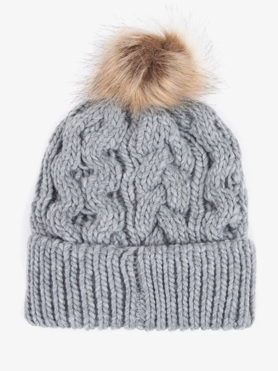 Grijze Penshaw - Barbour® Pom Benie Hat