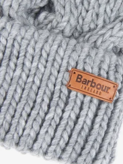Grijze Penshaw - Barbour® Pom Benie Hat