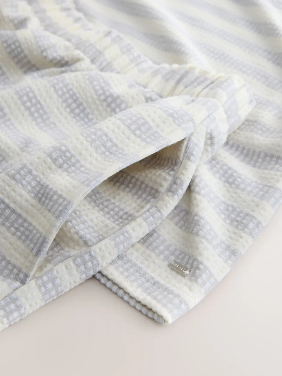 Grijze streep - Textured Short Pyjamas