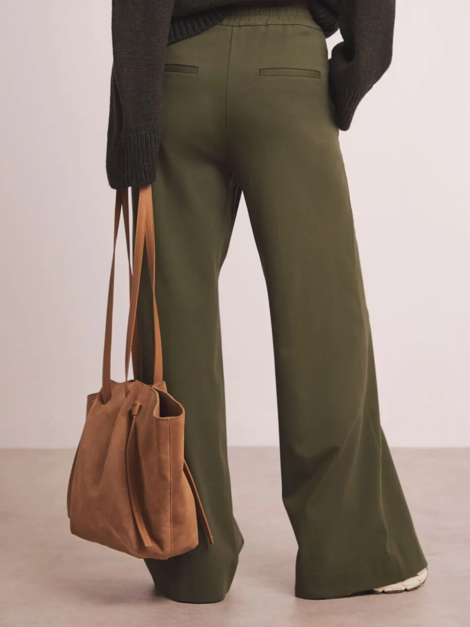 Groen - Anthology By JD Williams - Premium Ponte broek met wijde pijpen