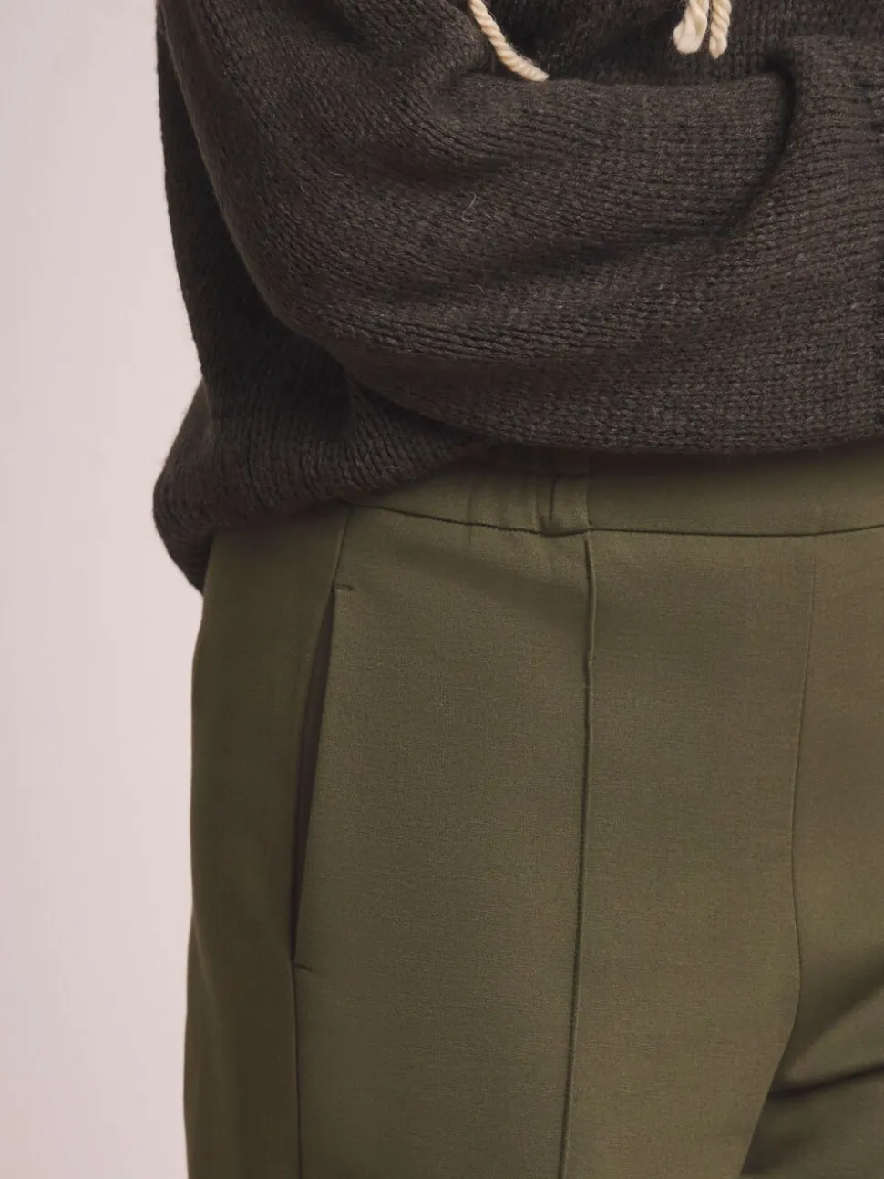 Groen - Anthology By JD Williams - Premium Ponte broek met wijde pijpen