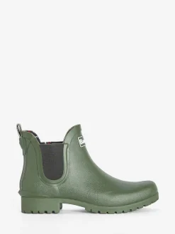 Groen - Barbour® Wilton Chelsea Wellington laarzen