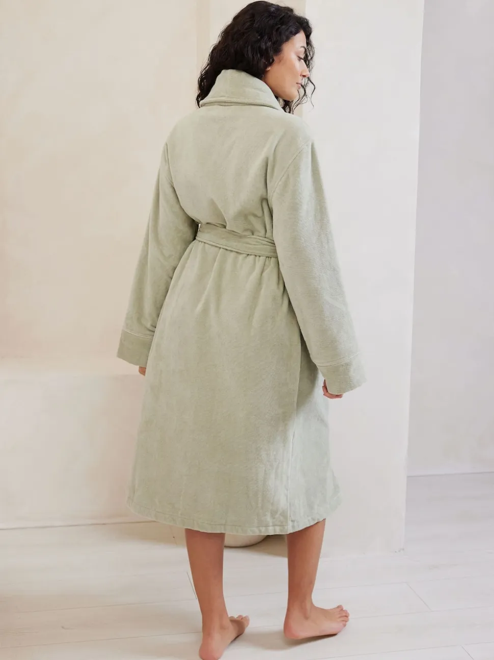 Groen - Chelsea Peers 100% Cotton Towelling Dressing Gown