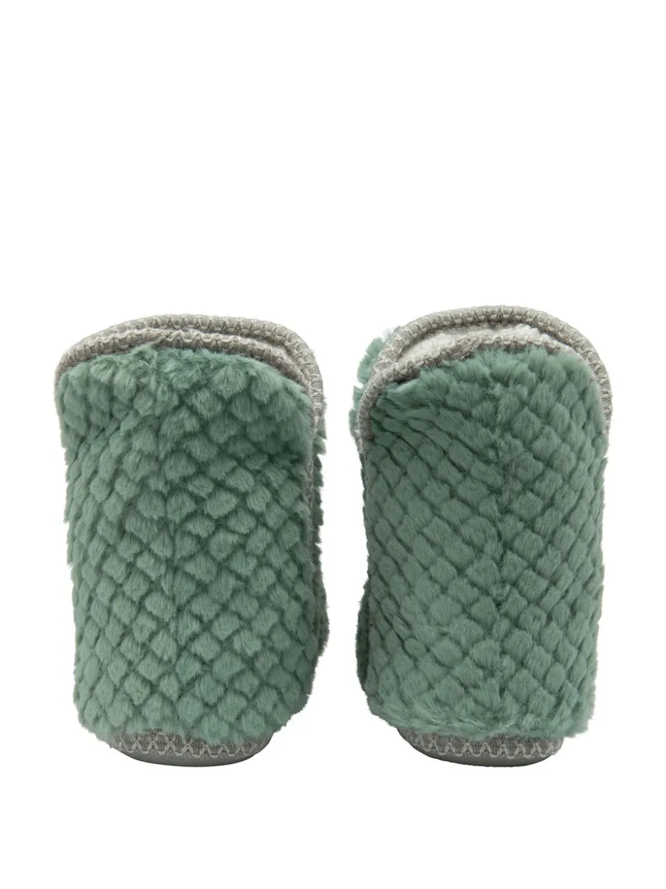 Groen - Dunlop pantoffellaarsjes met wafelmotief voor dames