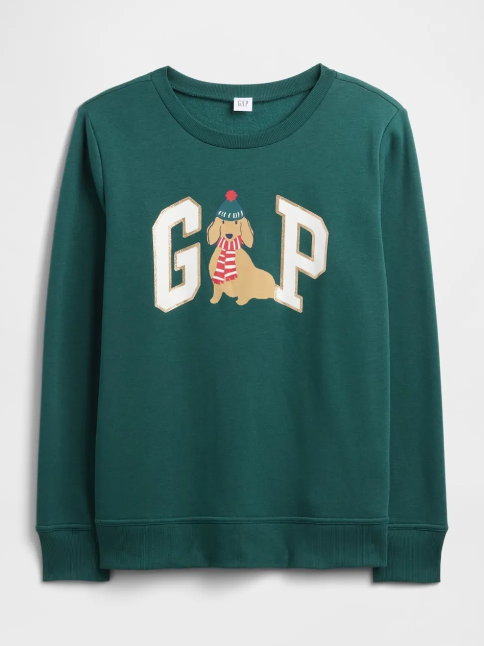 Groen - Gap - Relaxed sweatshirt met logo