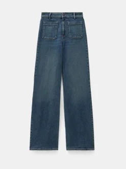 Groen - Hush Rowan jeans met uitlopende pijpen