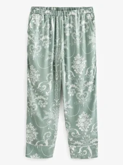 Groen - Laura Ashley Josette pyjama met knopen