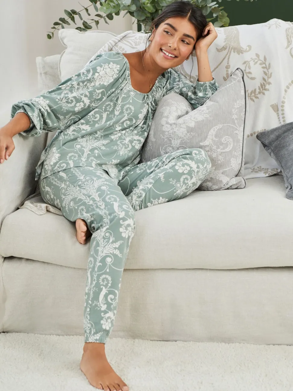 Groen - Laura Ashley pyjama's