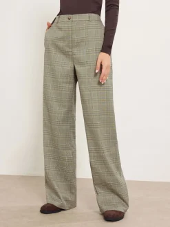 Groen - Long Tall Sally broek met wijde pijpen