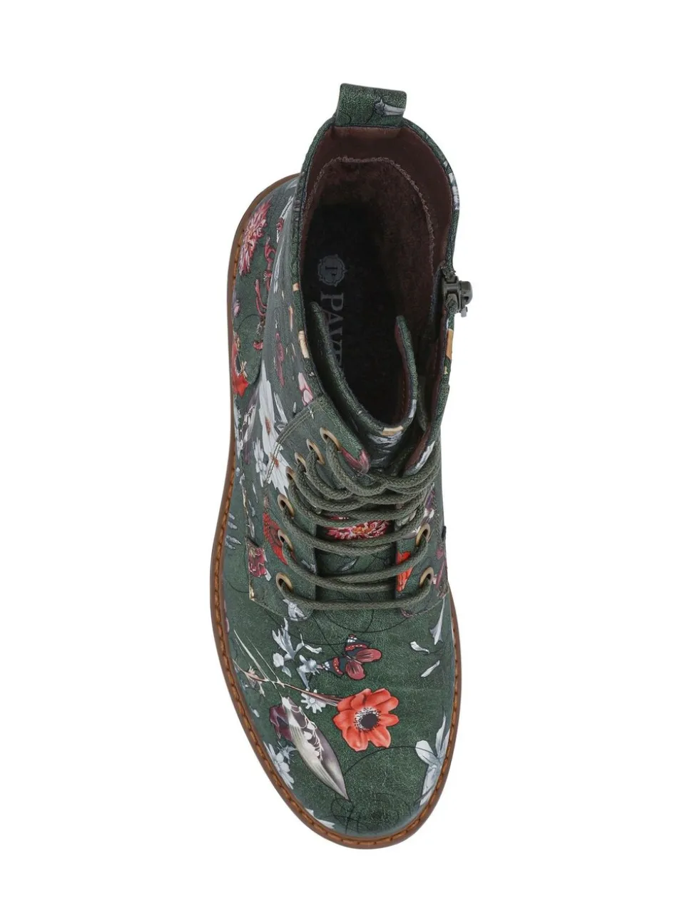 Groen - Pavers Wide Fit Lace-Up Ankle Boots