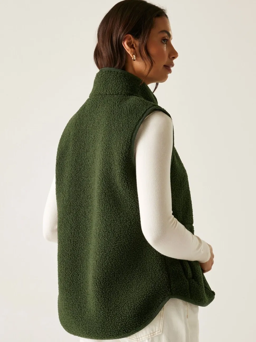 Groen - Regatta Frankie Borg Bodywarmer Fleece