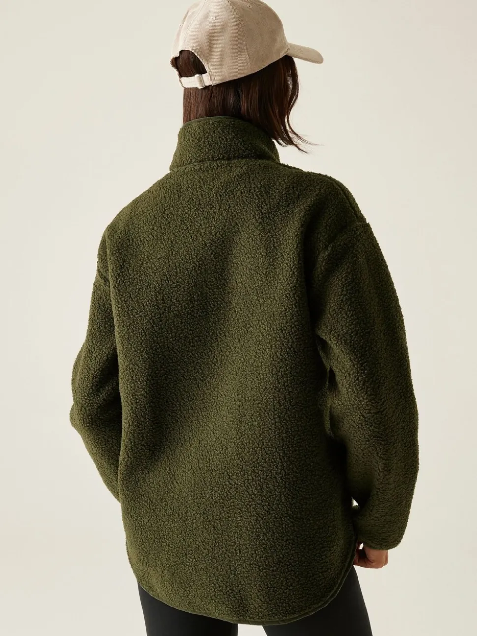 Groen - Regatta Frankie Borg fleece met halve rits