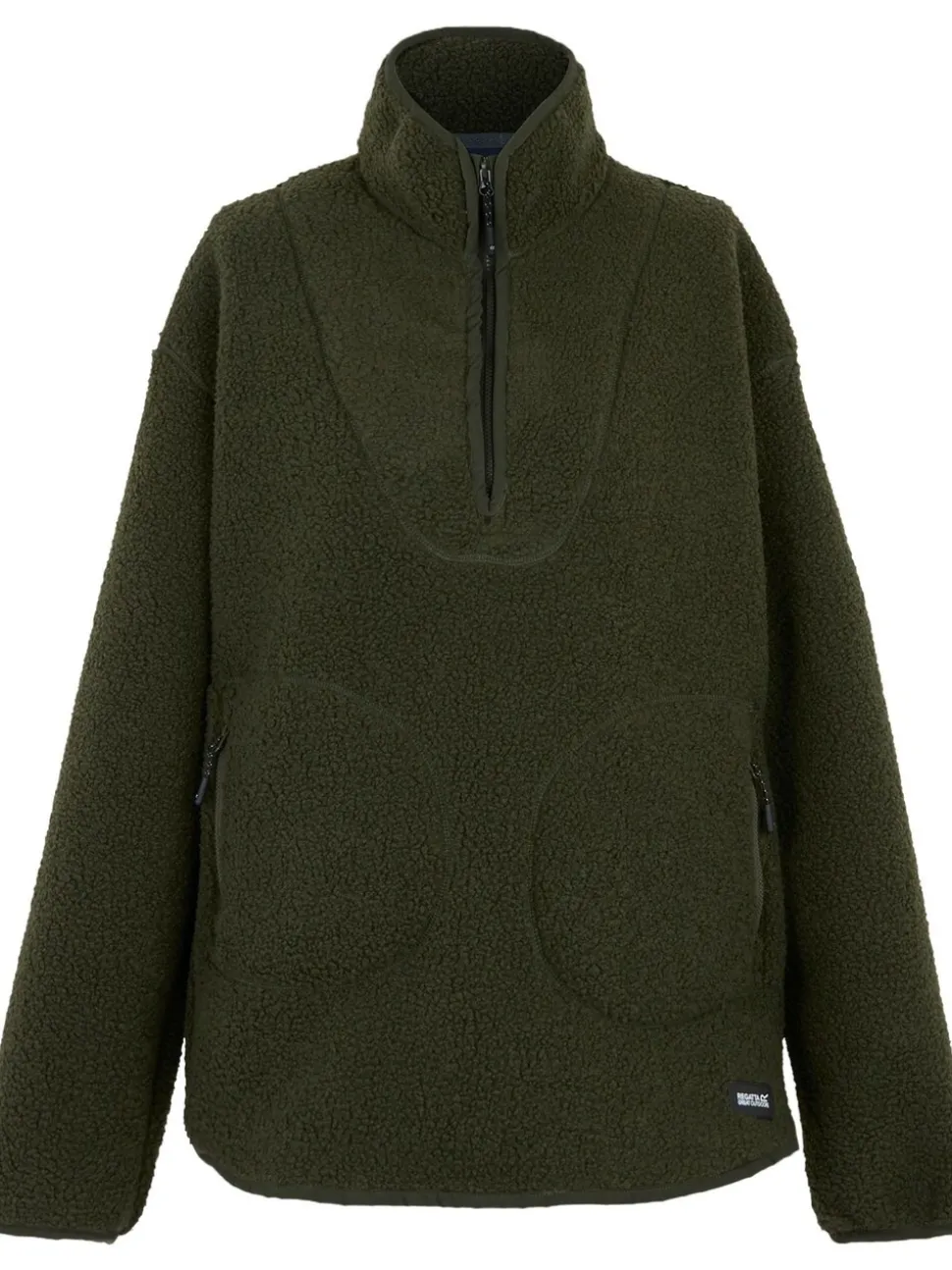 Groen - Regatta Frankie Borg fleece met halve rits