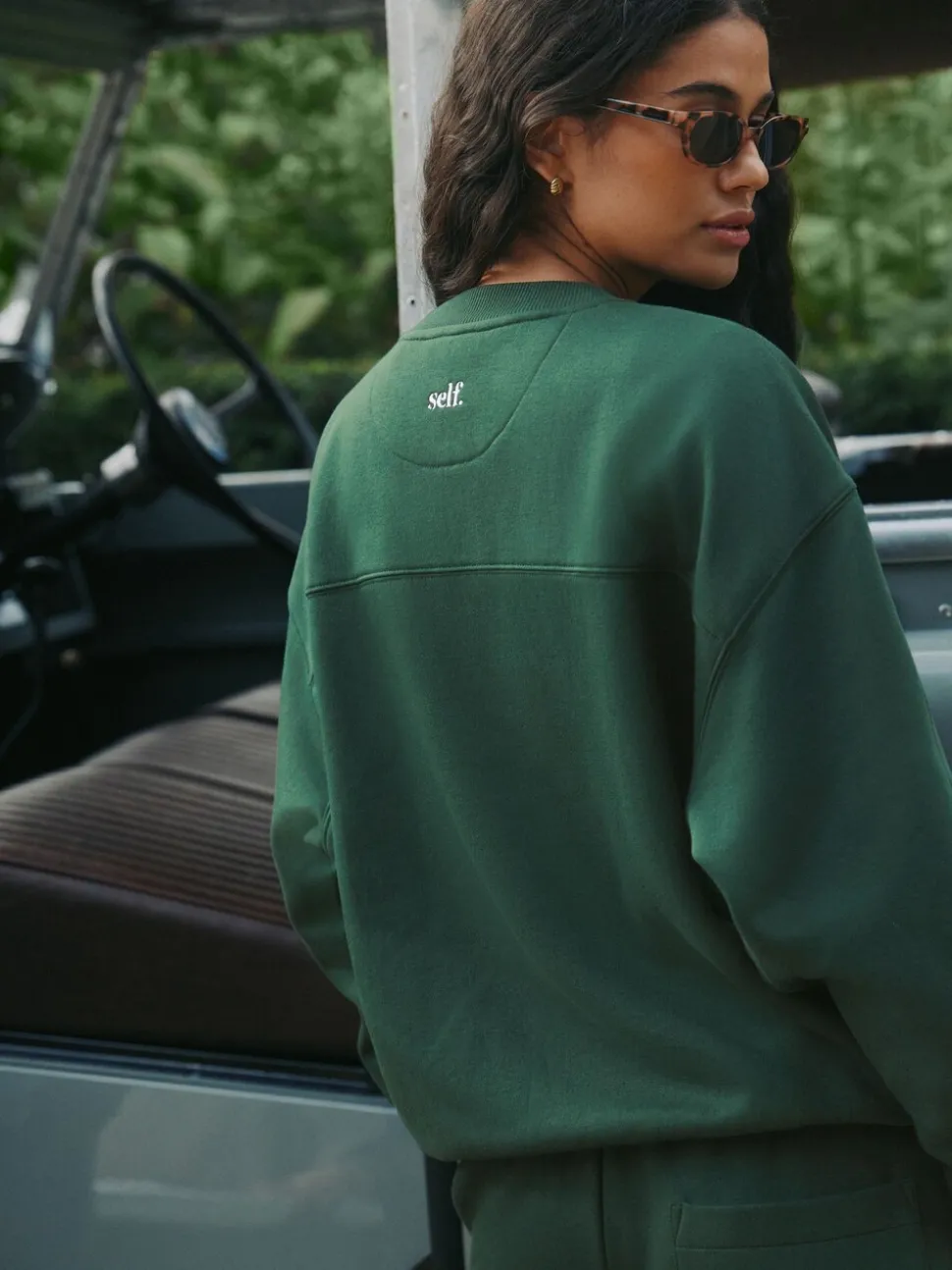 Groen - Self. sweatshirt