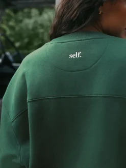 Groen - Self. sweatshirt