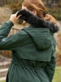 Groen - Seraphine Premium Sub-Zero donsgevulde 3-in-1 zwangerschaps- en draagparka