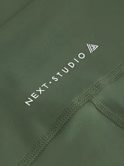 Groen - Superzachte Dry Tech yogasportleggings met uitlopende pijpen