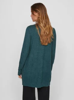 Groen - VILA Long Sleeve Lightweight Knit Cardigan