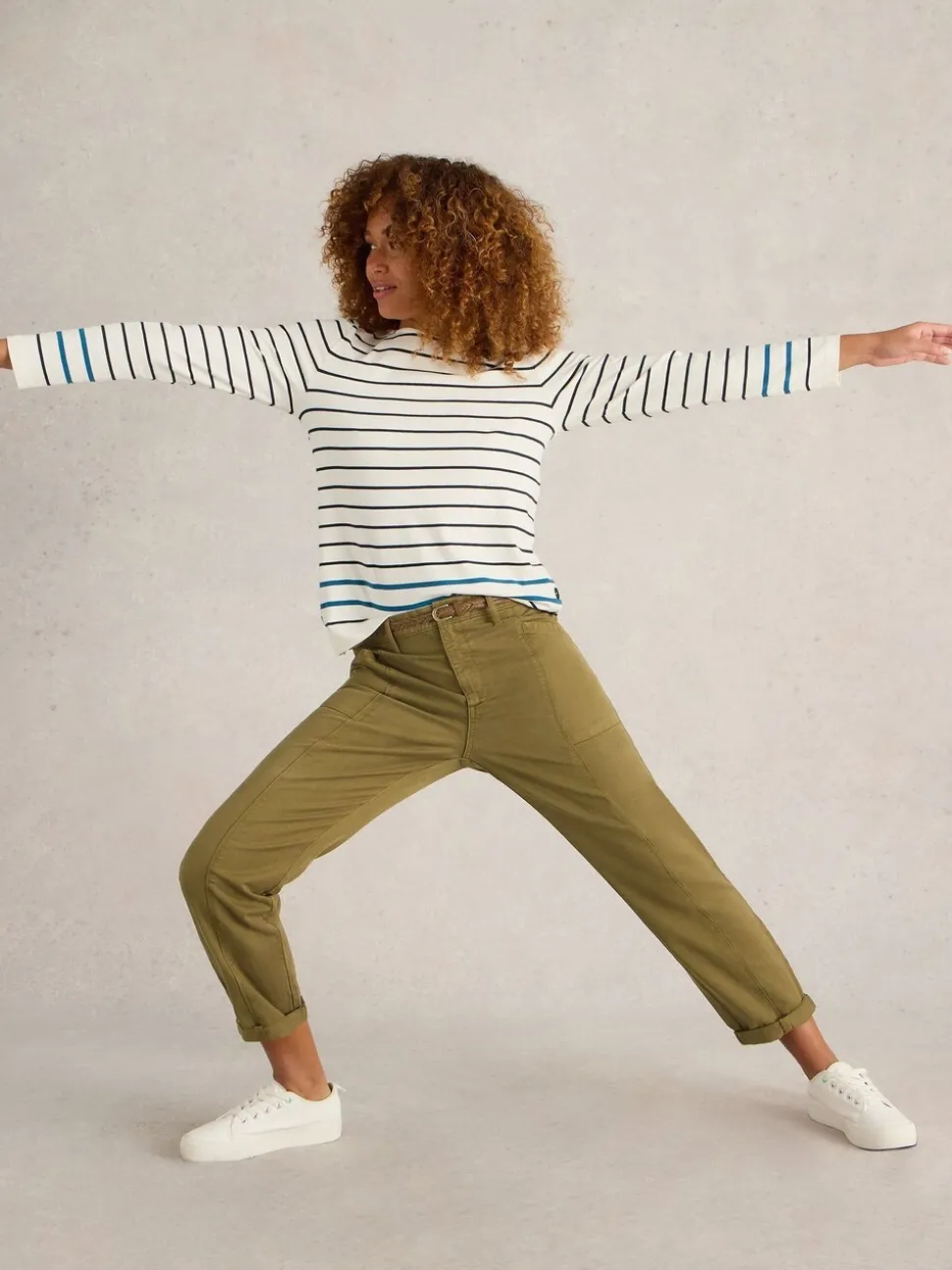 Groen - White Stuff Thea broek