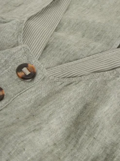 Groen - White Stuff Viola Linen Dungaree