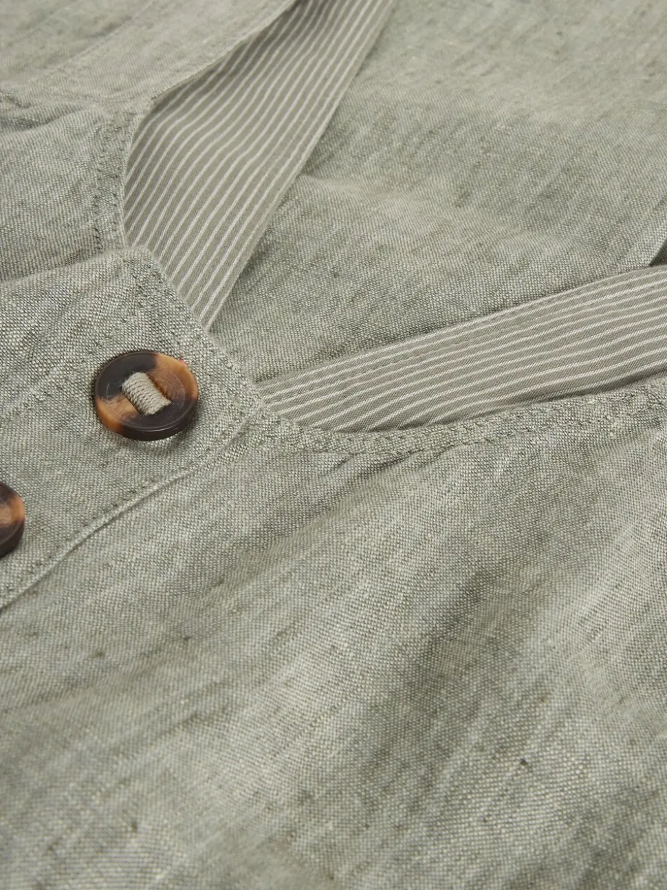 Groen - White Stuff Viola Linen Dungaree