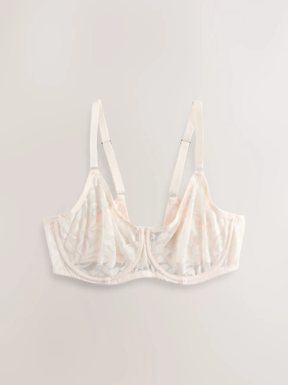 Groen/ecru - DD-G Lace Non Pad Full Cup Bras 2 Pack