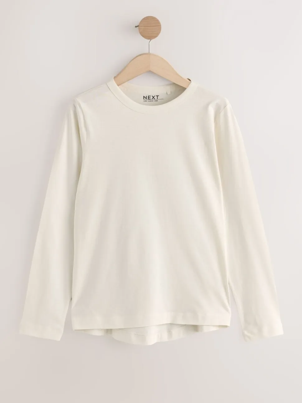 Groen/Paars/Blauw/Ecru/Roze - Set van 5 stuks 100% katoenen T-shirts met lange mouwen