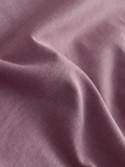 Groen/Paars/Blauw/Ecru/Roze - Set van 5 stuks 100% katoenen T-shirts met lange mouwen