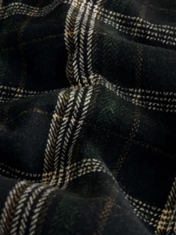 Groen/zwart - Check Brushed Pencil Skirt