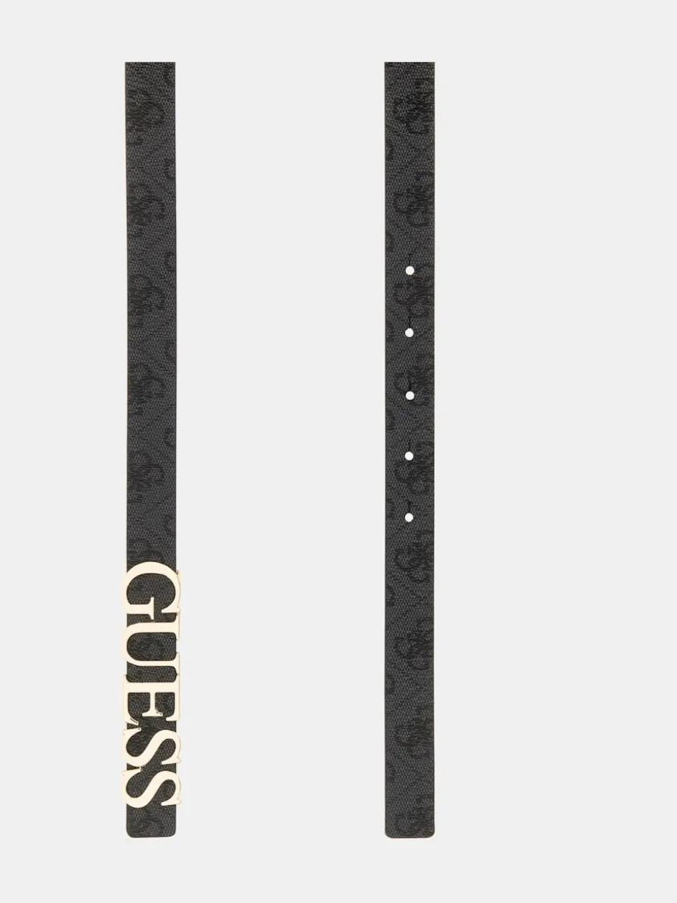 Guess Metal Logo Black Belt