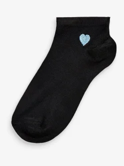 Hart - 5 Paar sneakersokken met motief