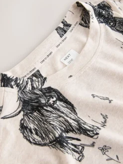 Havermout Hamish The Highland Cow - Comfortabel nachthemd