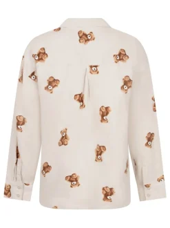 Hunkemoller Grey Flannel Twill Bear Jacket