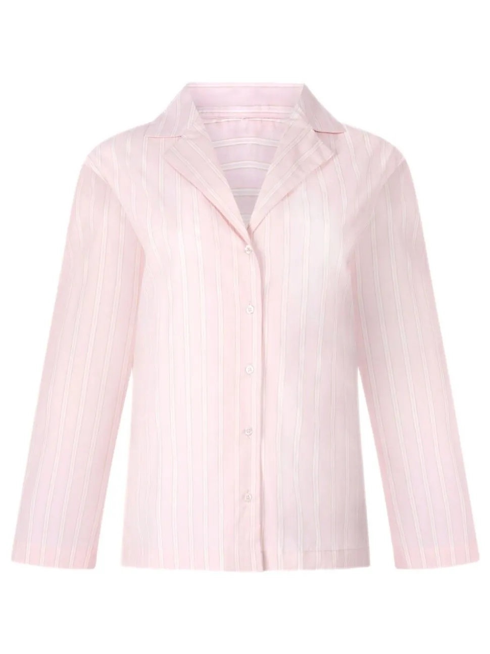 Hunkemoller Pink Poplin Cotton Pyjama Top