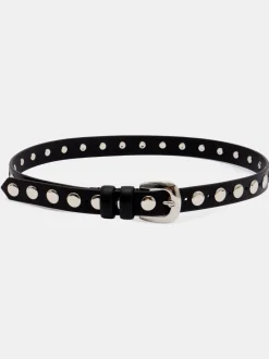 Hush Seren leren riem met studs
