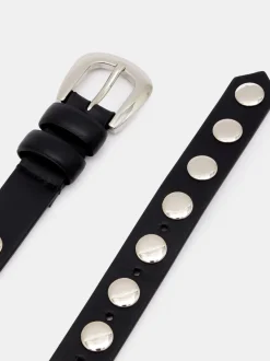 Hush Seren leren riem met studs