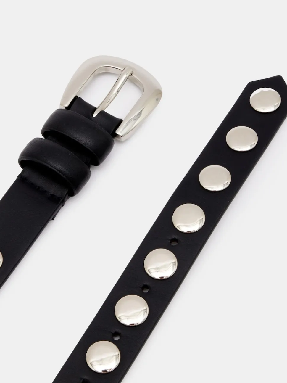 Hush Seren leren riem met studs