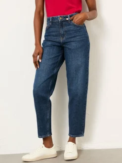 Indigoblauw - FatFace Taper Leg Jean