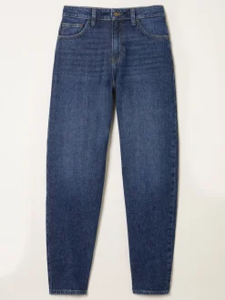 Indigoblauw - FatFace Taper Leg Jean