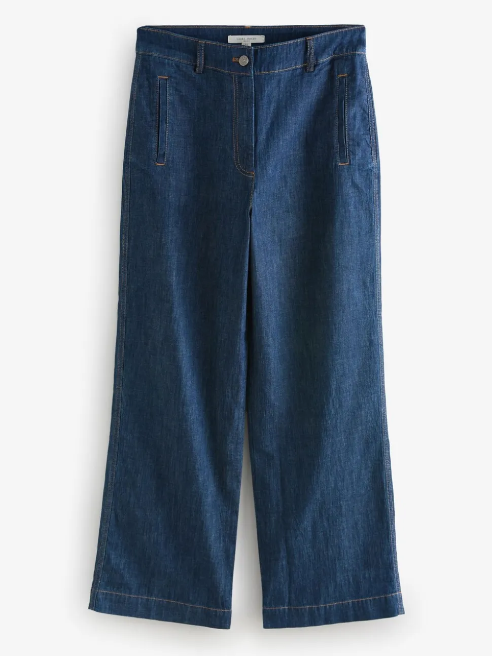 Indigoblauw - Laura Ashley jeans met wijde pijpen