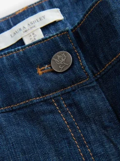 Indigoblauw - Laura Ashley jeans met wijde pijpen