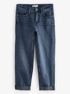 Inktblauw - Boyfriend-jeans