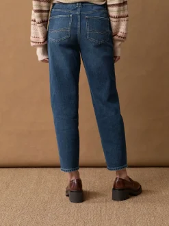 Inktblauw - Mom comfort stretch jeans