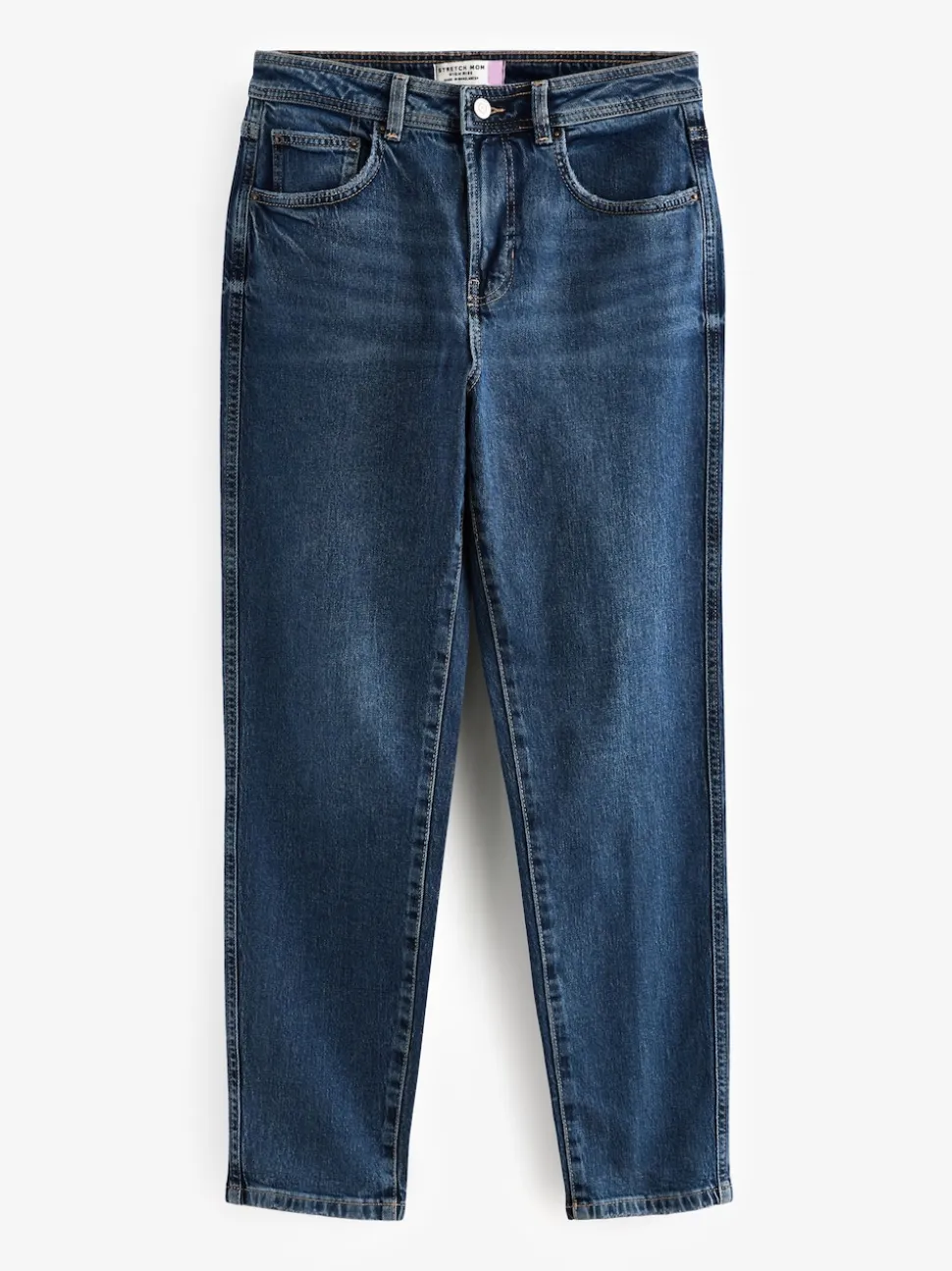 Inktblauw - Mom comfort stretch jeans